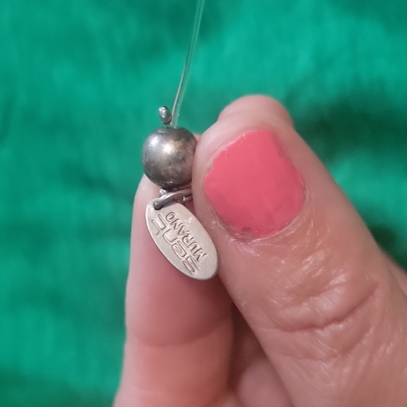 MURANO Glass Necklace. Green shades. - Picture 2 of 4